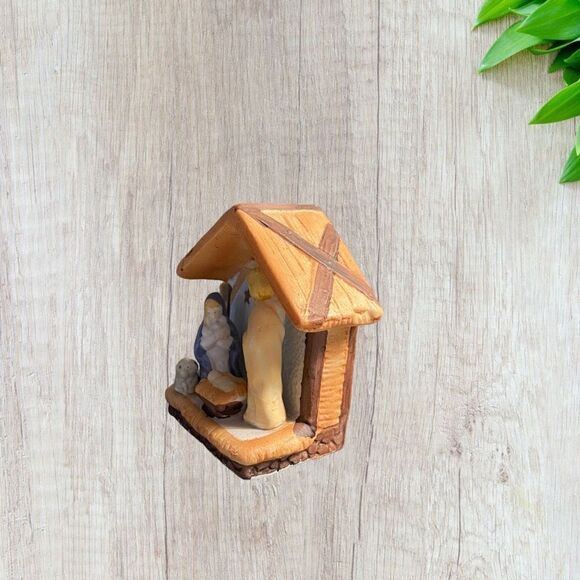 SOLD Lemax Dickensvale Collectibles Christmas Village Porcelain Nativity Set - Picture 8 of 12